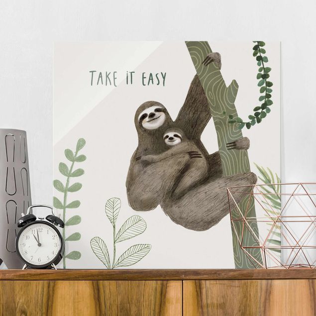 decoração para quartos infantis Sloth Sayings - Easy