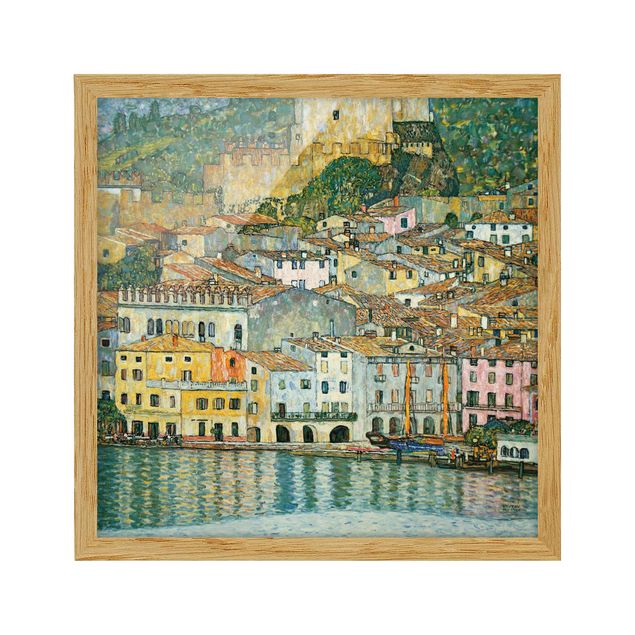 Quadros por movimento artístico Gustav Klimt - Malcesine On Lake Garda