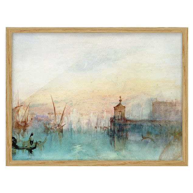 Quadros cidades William Turner - Venice With A First Crescent Moon