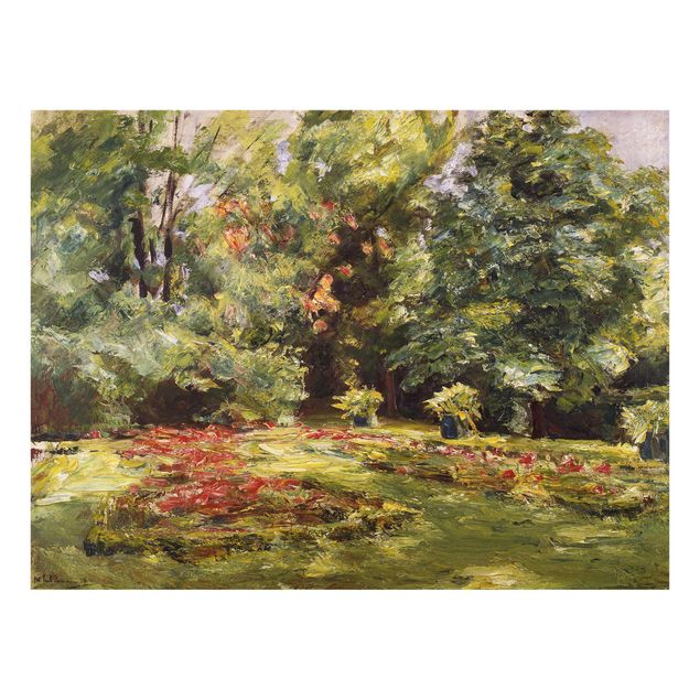 quadro de árvore Max Liebermann - Flower Terrace Wannseegarten