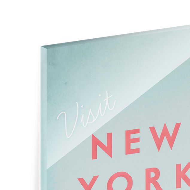 Quadros vermelhos Travel Poster - New York