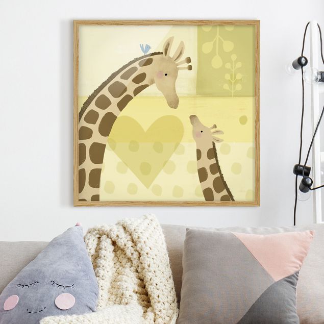 Decoração para quarto infantil Mum And I - Giraffes