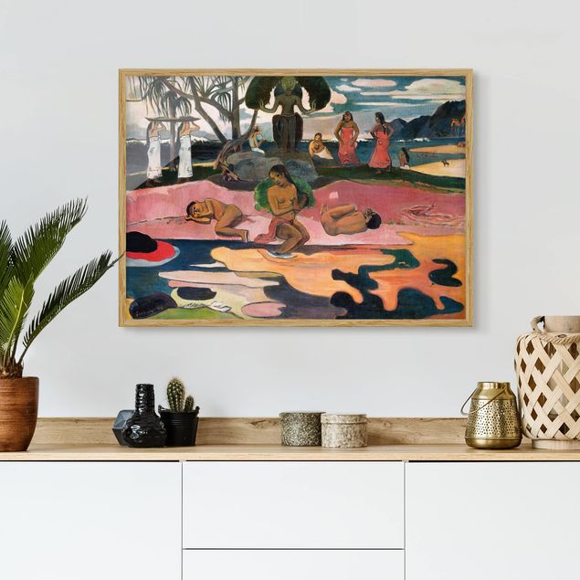 decoraçao para parede de cozinha Paul Gauguin - Day Of The Gods (Mahana No Atua)