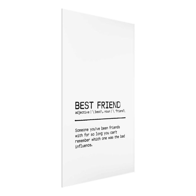 Quadros decorativos Definition Best Friend
