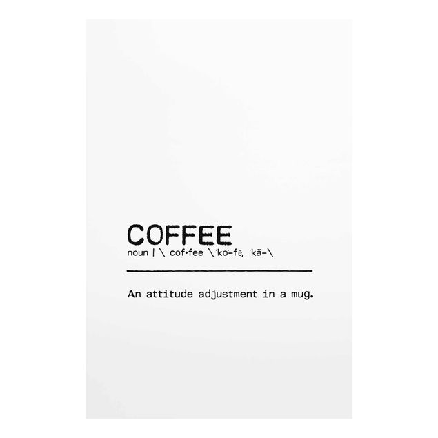 quadros para parede Definition Coffee Attitude