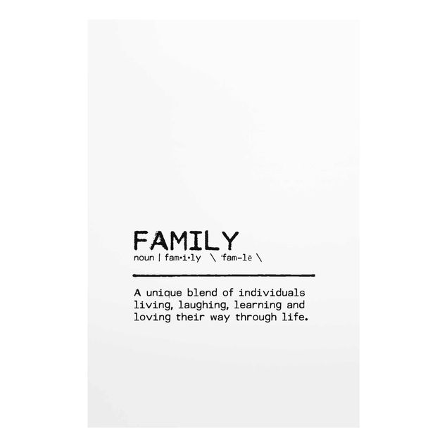 decoração quadros Definition Family Unique
