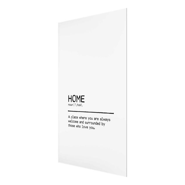 quadro de vidro Definition Home Welcome