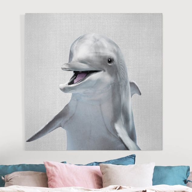 Telas decorativas peixes Dolphin Diddi