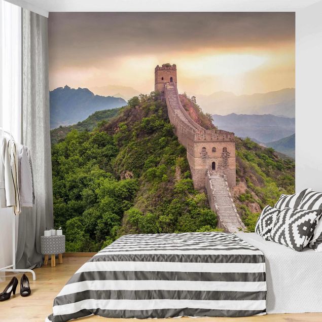 Papel de parede montanhas The Infinite Wall Of China