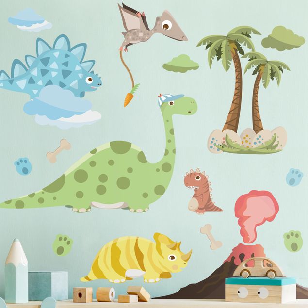 decoração quarto bebé Dinosaur set
