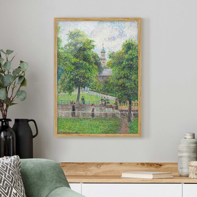 Quadros movimento artístico Impressionismo Camille Pissarro - Saint Anne's Church, Kew, London