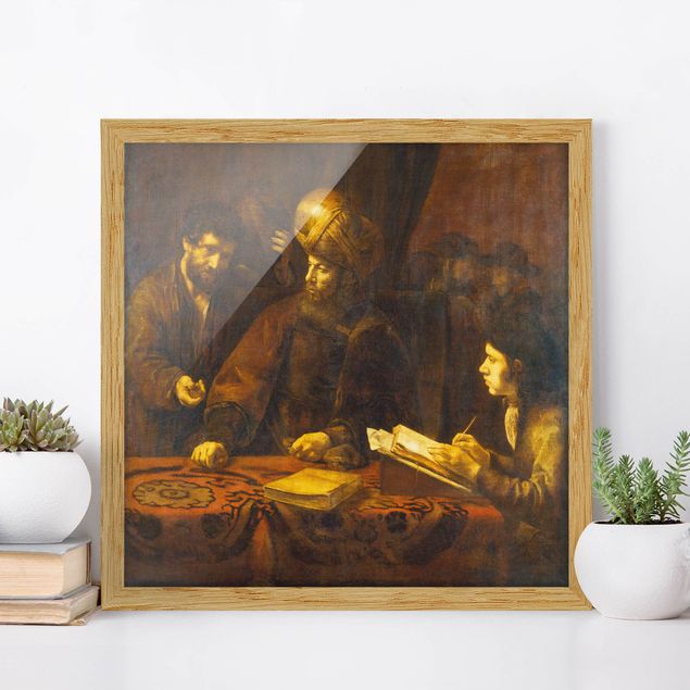Quadros movimento artístico Barrocco Rembrandt Van Rijn - Parable of the Labourers