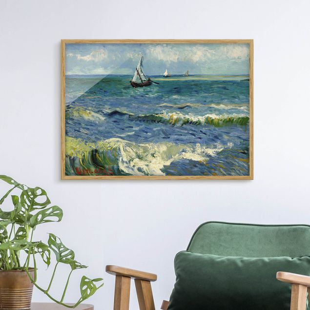 decoraçao cozinha Vincent Van Gogh - Seascape Near Les Saintes-Maries-De-La-Mer