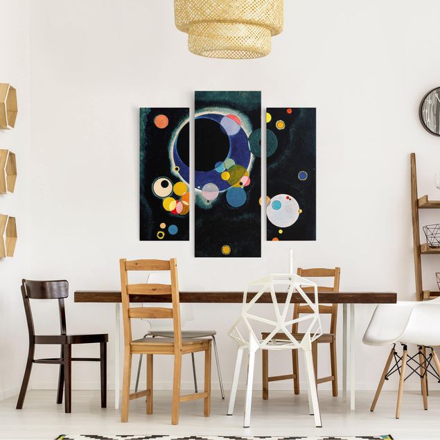 decoraçao para parede de cozinha Wassily Kandinsky - Sketch Circles