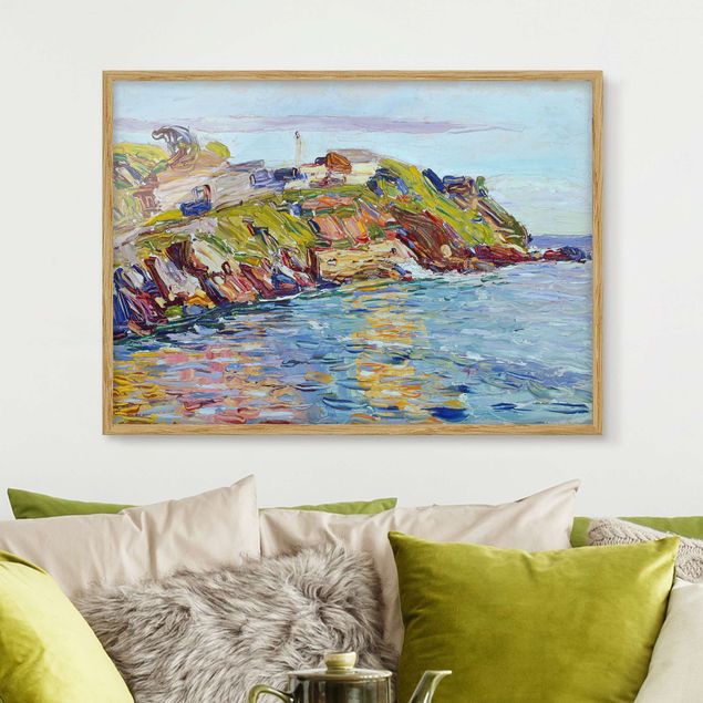 Quadros movimento artístico Expressionismo Wassily Kandinsky - Rapallo, The Bay
