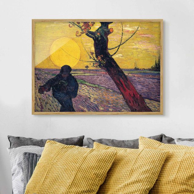 decoraçao para parede de cozinha Vincent Van Gogh - Sower With Setting Sun