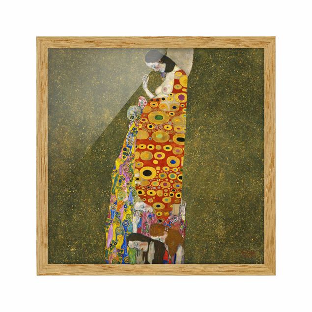 Quadros atos e eróticos Gustav Klimt - Hope II
