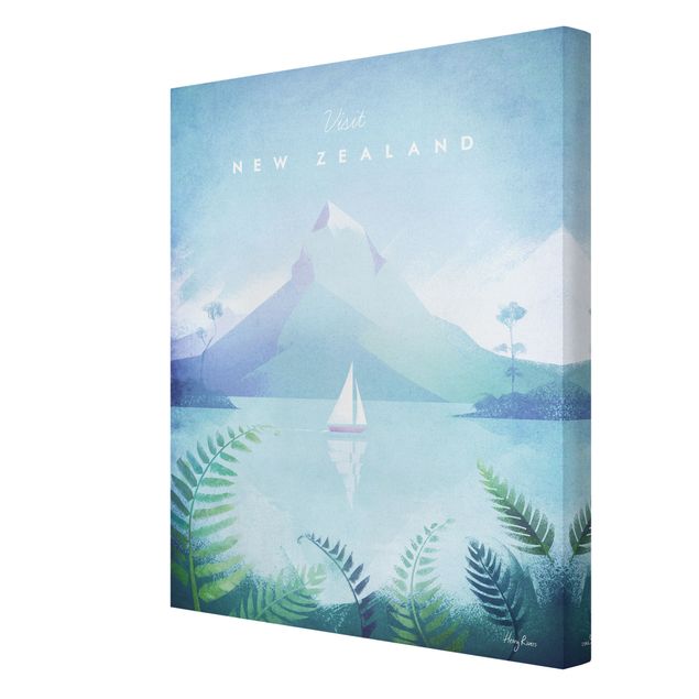 Quadros paisagens Travel Poster - New Zealand