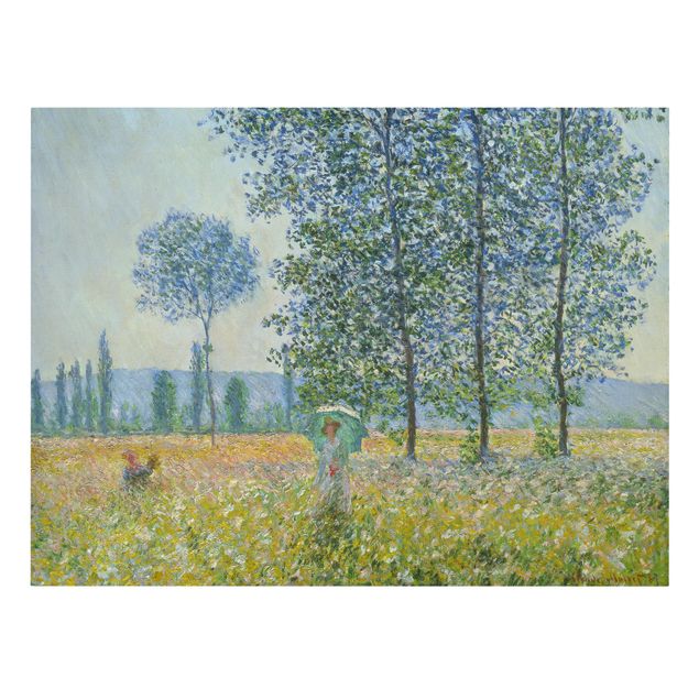 quadro com paisagens Claude Monet - Fields In Spring
