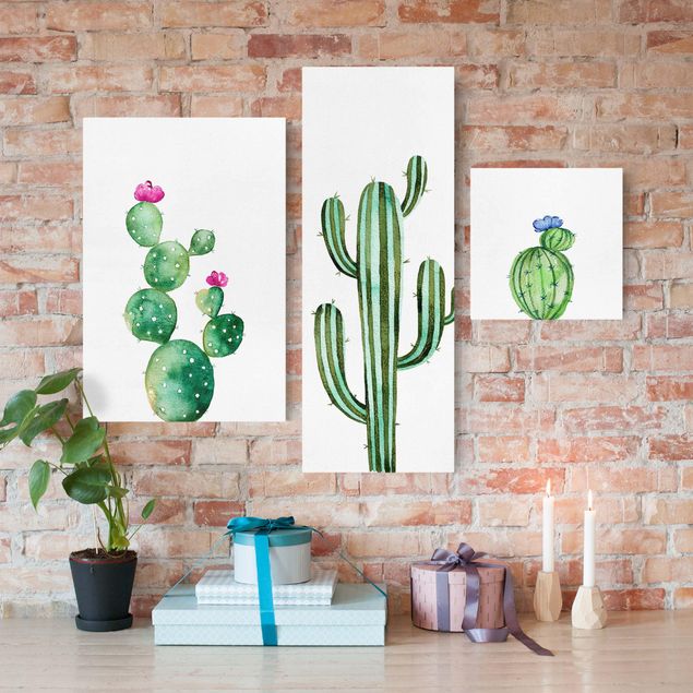 decoraçao cozinha Watercolour Cactus Set