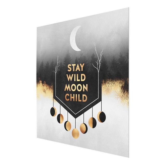 Quadros de Elisabeth Fredriksson Stay Wild Moon Child