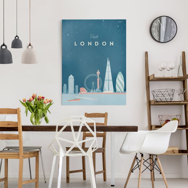Quadros Londres Travel Poster - London