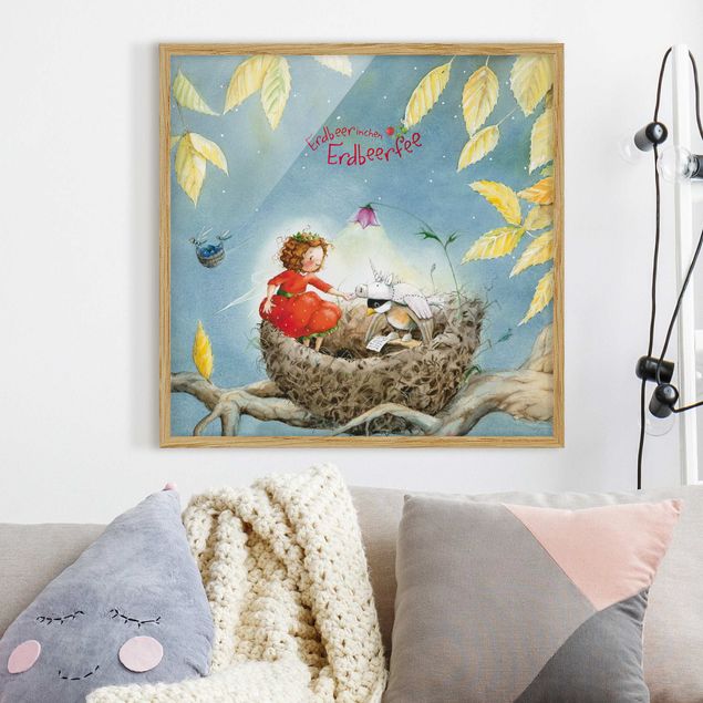 decoração para quartos infantis Little Strawberry Strawberry Fairy - Sparrow