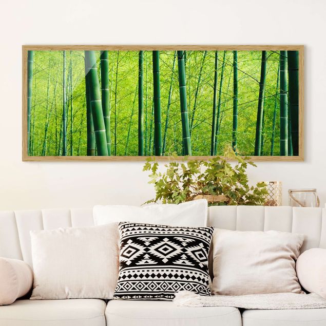 quadro de árvore Bamboo Forest
