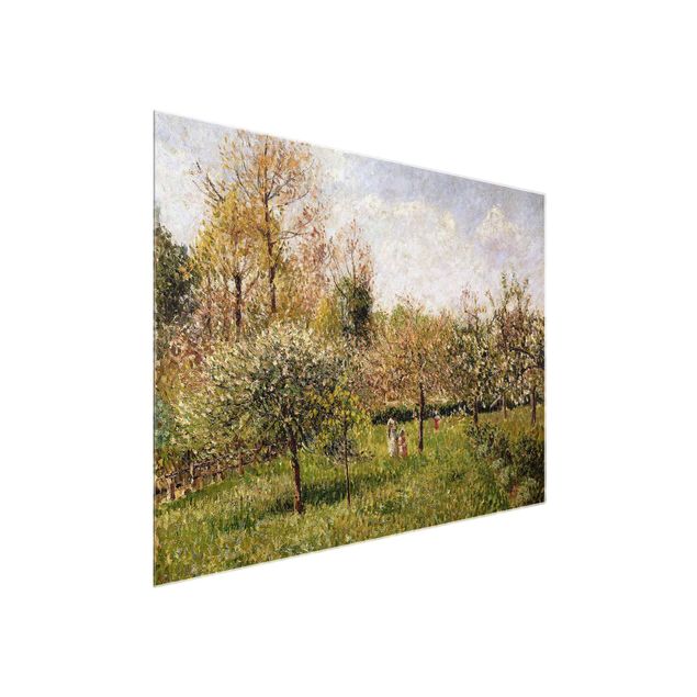 Quadros movimento artístico Impressionismo Camille Pissarro - Spring In Eragny