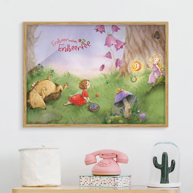 decoração para quartos infantis Little strawberry strawberry fairy- In The Forest