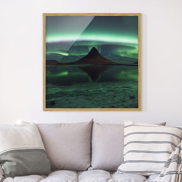 Quadros montanhas Northern Lights In Iceland