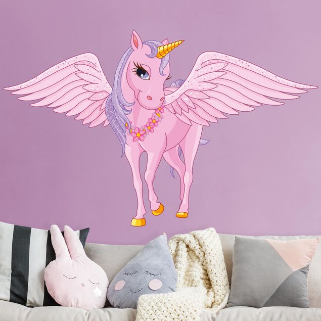 decoração quarto bebé Unicorn with wing