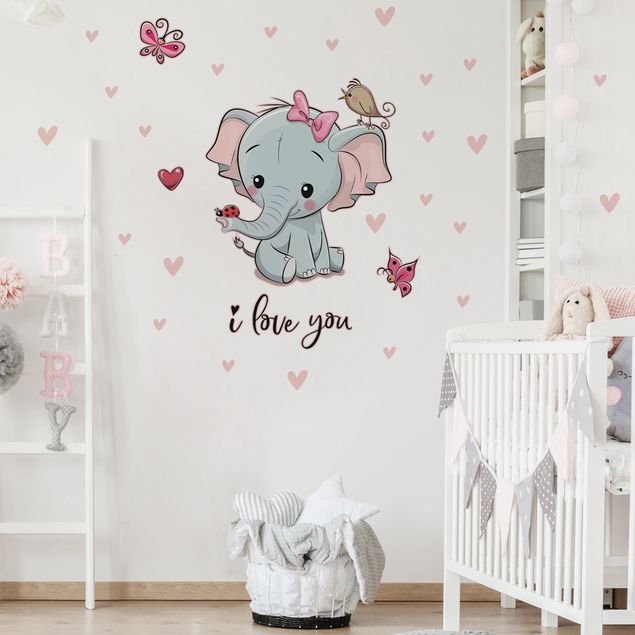 decoração para quartos infantis Elephant I Love You