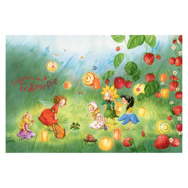 Mural de parede Little Strawberry Strawberry Fairy - Lanterns