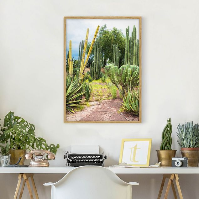 quadro com paisagens Cactus Landscape