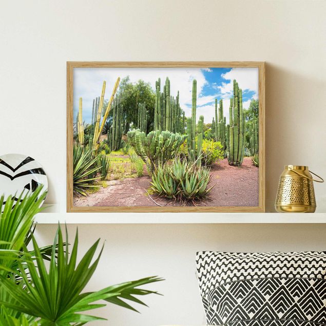 decoraçao para parede de cozinha Cactus Landscape