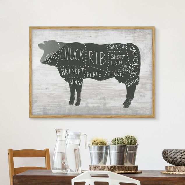 decoraçao cozinha Butcher Board - Beef