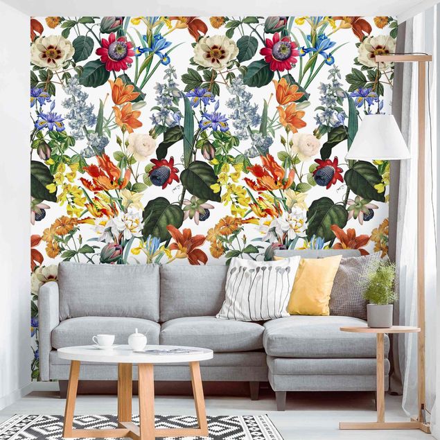 Papel de parede com flores Colourful Magnificent Flowers