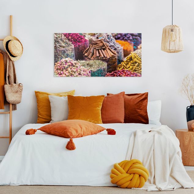 quadros decorativos para sala modernos Colourful Spices