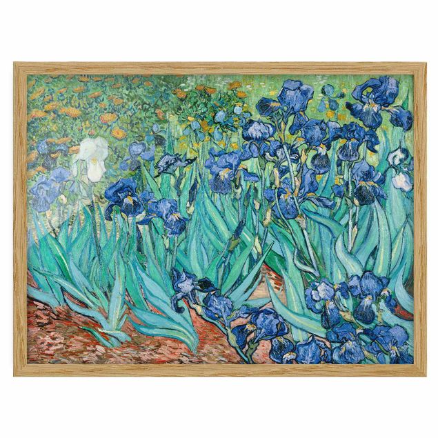 Quadros movimento artístico Pós-impressionismo Vincent Van Gogh - Iris