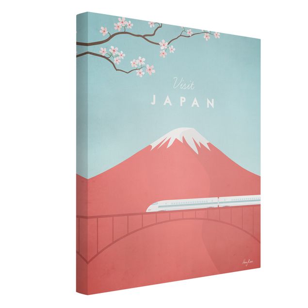 quadro com paisagens Travel Poster - Japan