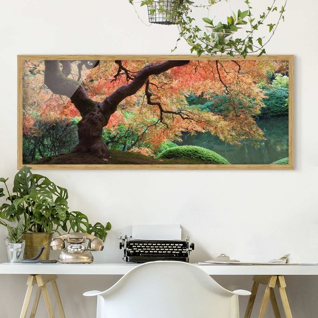 quadro com árvore Japanese Garden