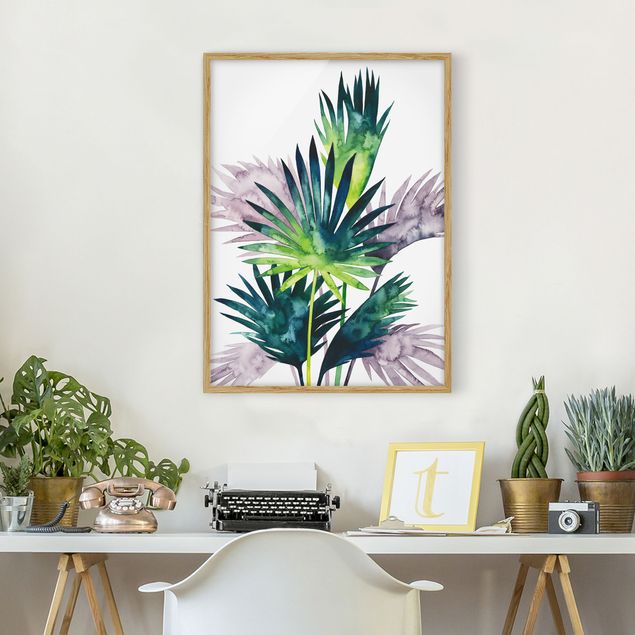 Quadros florais Exotic Foliage - Fan Palm