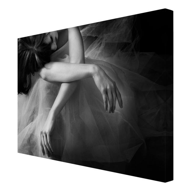 quadros em preto e branco The Hands Of A Ballerina
