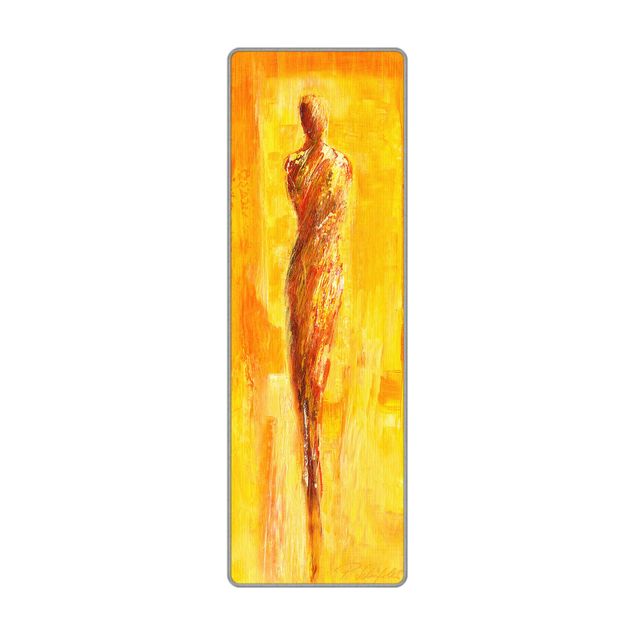 Tapetes Figure In Yellow