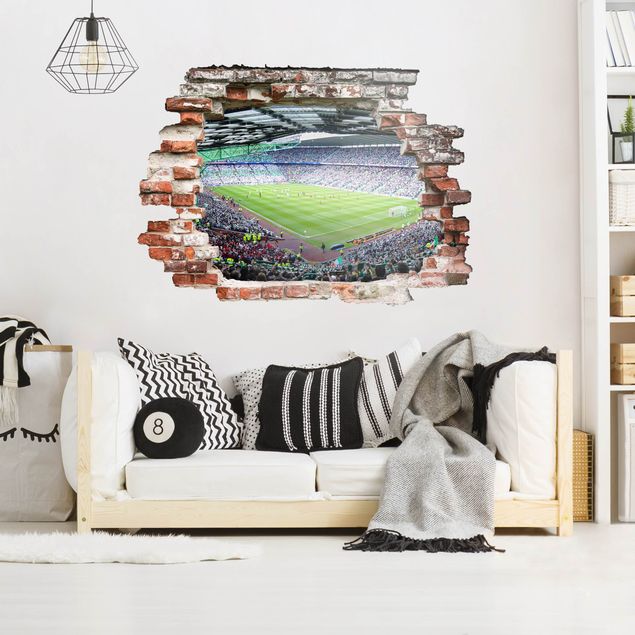 Autocolantes de parede 3D Football stadium