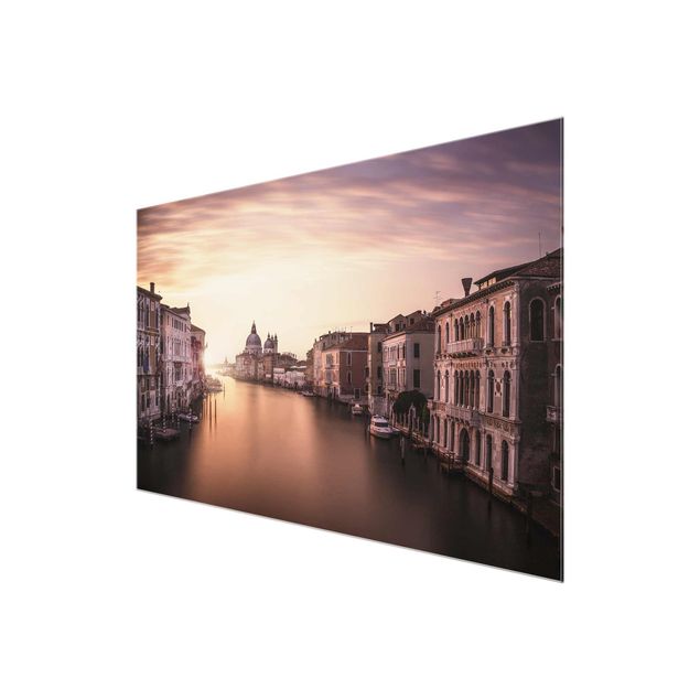 quadro de vidro Evening In Venice