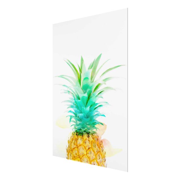 decoração quadros Pineapple Watercolour