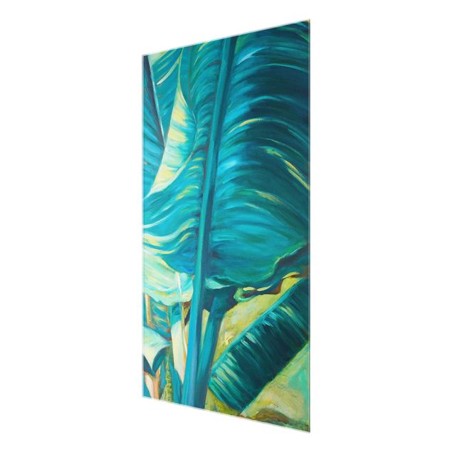 Quadros decorativos Banana Leaf With Turquoise I