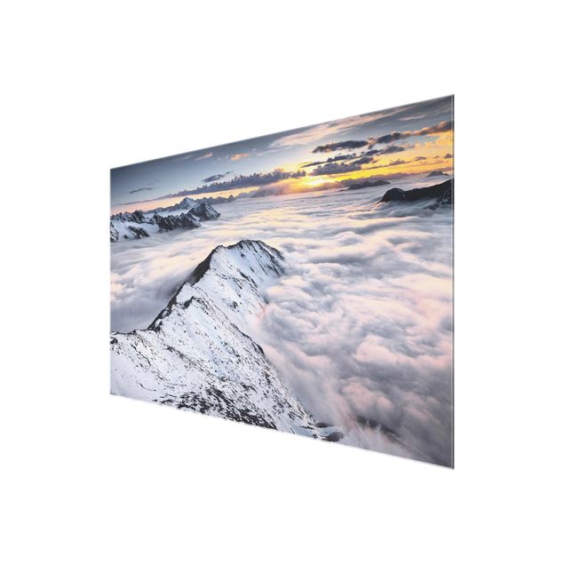 quadro decorativo mar View Of Clouds And Mountains